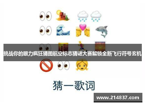挑战你的眼力疯狂猜图航空标志猜谜大赛解锁全新飞行符号玄机